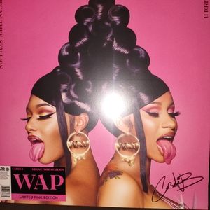 Limited pink Cardi B vinyl